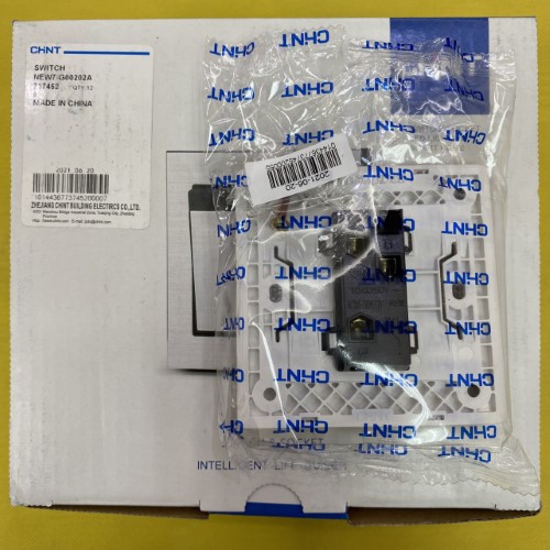 Bộ công tắc đơn 2 chiều 10AX, 250V màu vàng